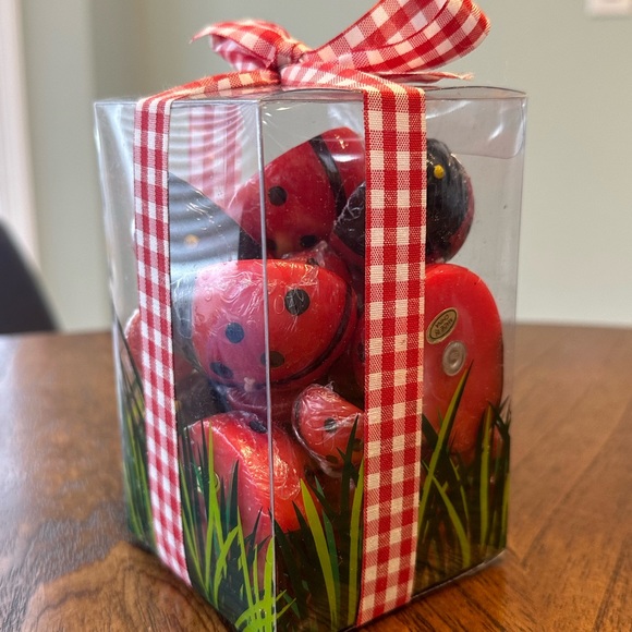 Crate & Barrel Ladybug Floating Candles Set of 18 - Picture 2 of 4